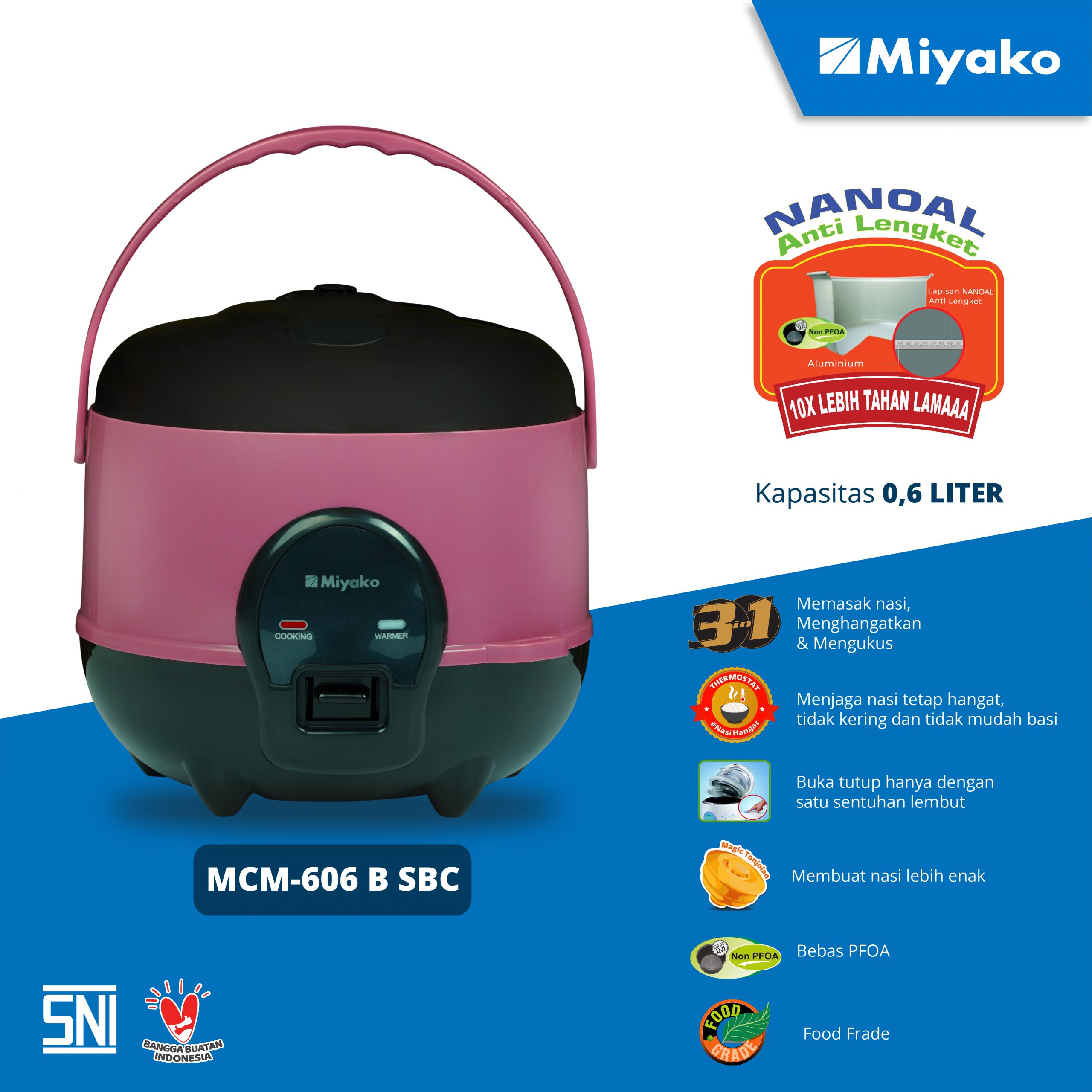 Magic Warmer Plus Miyako MCM-606 B SBC