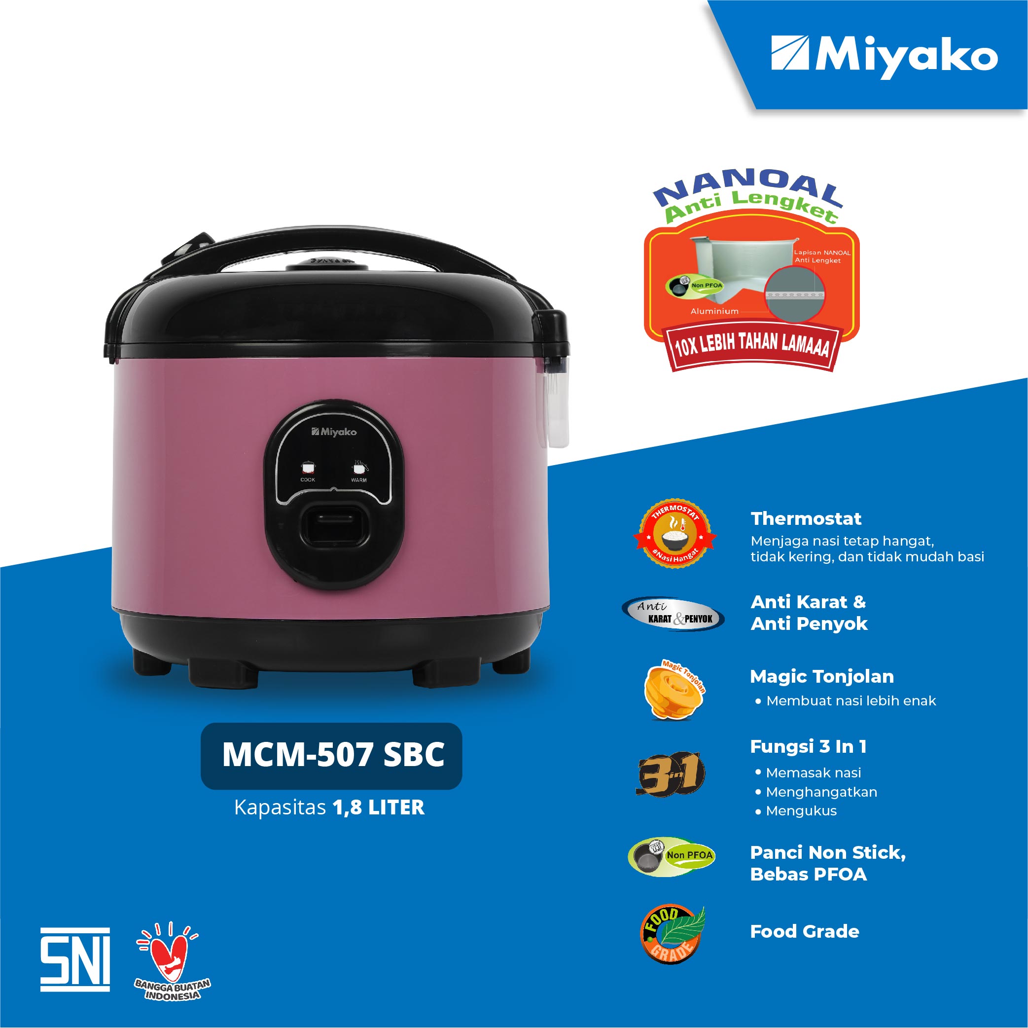 Magic Warmer Plus Miyako MCM-507 SBC