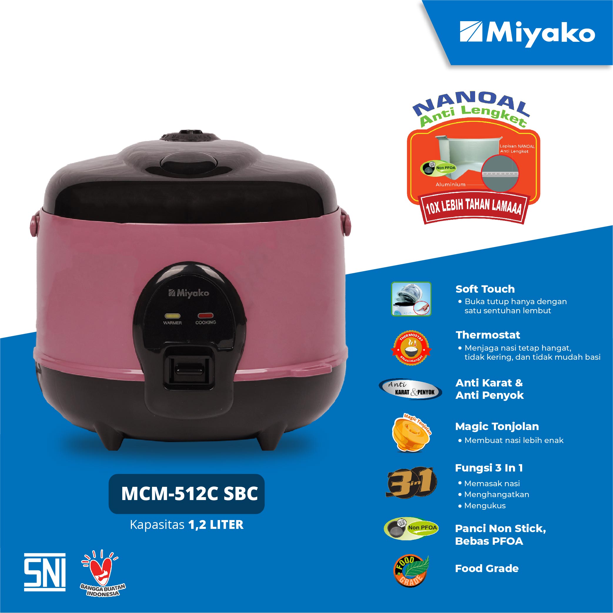 Magic Warmer Plus Miyako MCM-512 C SBC